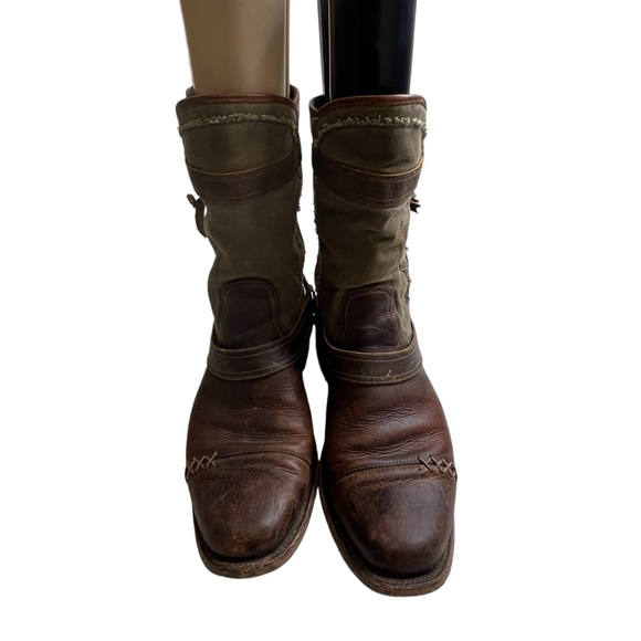 Lane Women's Worn Sage Dustoff Ankle Boots  size 10 - Picture 4 of 16